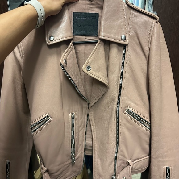 AllSaints leather Jacket - Picture 4 of 8